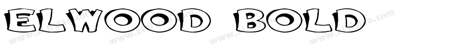 Elwood Bold字体转换